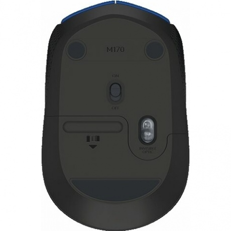 Мышь Logitech M171 Wireless Mouse Blue-Black - фото 9