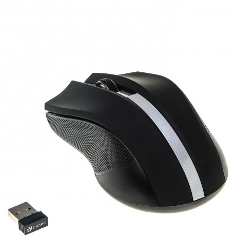 Мышь Oklick 615MW Black-Silver USB - фото 4