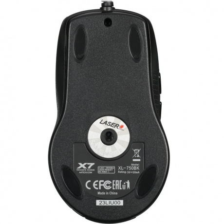 Мышь A4Tech XL-750BK Black USB - фото 6