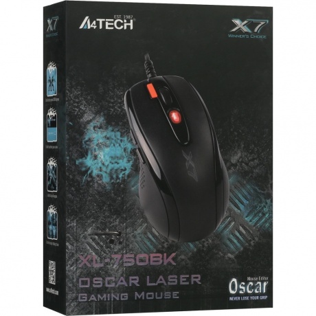 Мышь A4Tech XL-750BK Black USB - фото 7