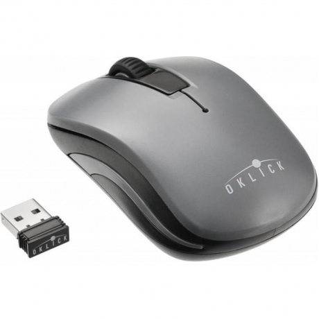 Мышь Oklick 445MW Black-Grey USB - фото 1