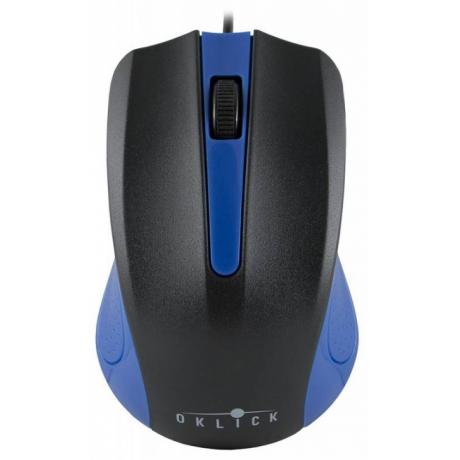Мышь Oklick 225M Black-Blue USB - фото 1