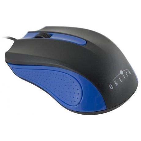 Мышь Oklick 225M Black-Blue USB - фото 2