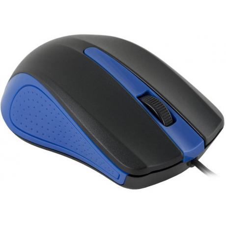 Мышь Oklick 225M Black-Blue USB - фото 3