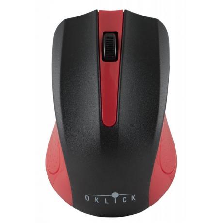 Мышь Oklick 485MW Black-Red USB - фото 3