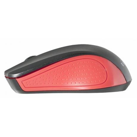 Мышь Oklick 485MW Black-Red USB - фото 4