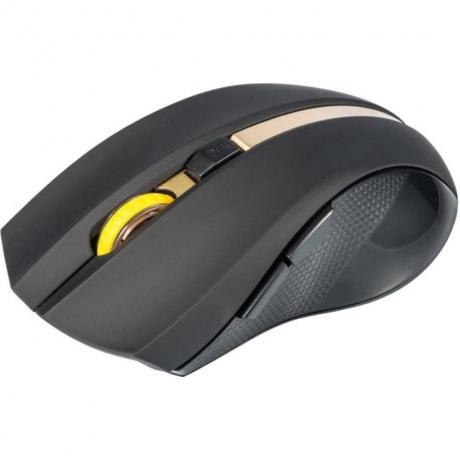 Мышь Oklick 495MW Black-Gold USB - фото 2