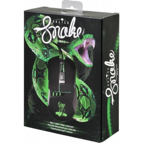 Мышь Oklick 865G Snake Black USB - фото 7