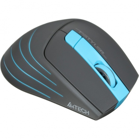 Мышь A4Tech Fstyler FG30 серый/синий - фото 3