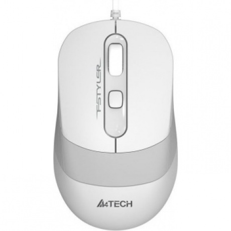 Мышь A4Tech Fstyler FM10 белый/серый - фото 1