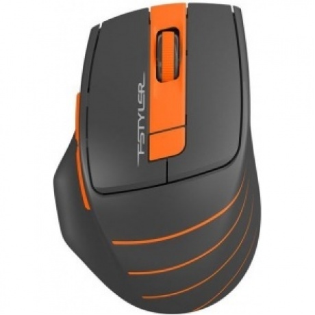 Мышь A4Tech Fstyler FG30 серый/оранжевый - фото 1