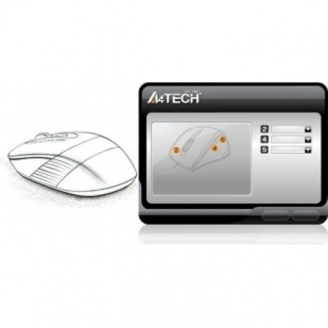 Мышь A4Tech Fstyler FG35 Silver/White - фото 5