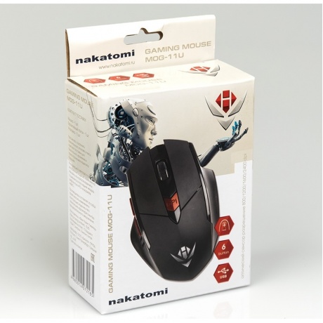 Мышь Nakatomi MOG-11U USB Black - фото 8