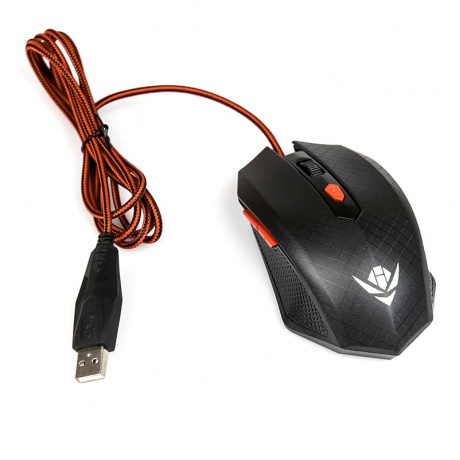 Мышь Nakatomi MOG-08U USB Black - фото 4
