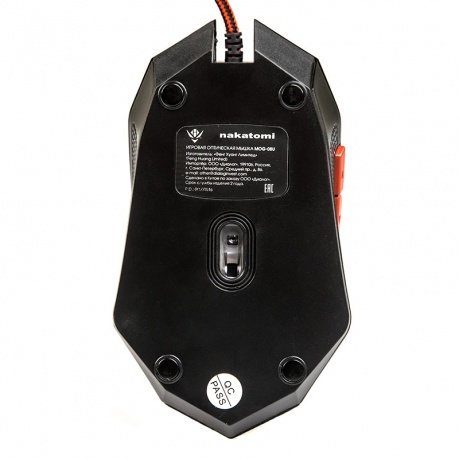 Мышь Nakatomi MOG-08U USB Black - фото 8