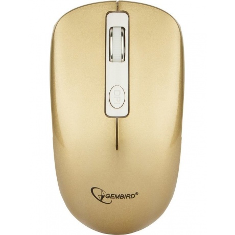 Мышь Gembird MUSW-400-G Gold - фото 1