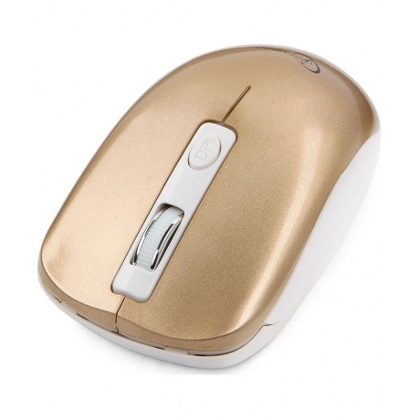 Мышь Gembird MUSW-400-G Gold - фото 2
