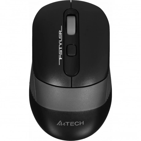 Мышь A4Tech Fstyler FG10S черный/серый silent беспроводная USB (...