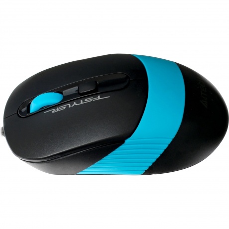 Мышь A4Tech Fstyler FM10 черный/синий USB (4but) - фото 2