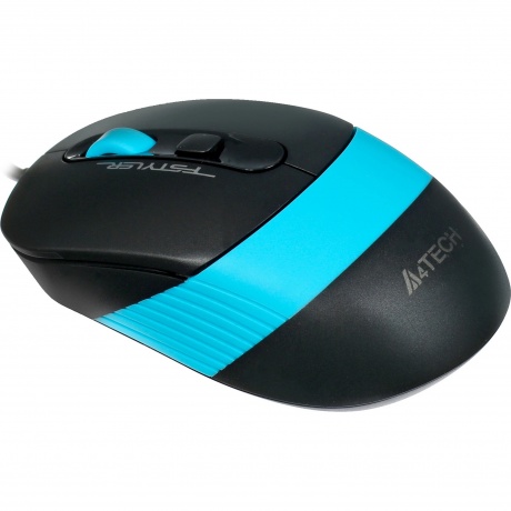 Мышь A4Tech Fstyler FM10 черный/синий USB (4but) - фото 3