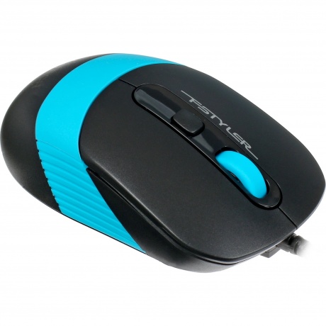 Мышь A4Tech Fstyler FM10 черный/синий USB (4but) - фото 6