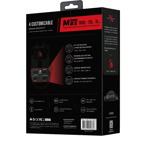 Мышь A4Tech Bloody X5 Max черный - фото 15
