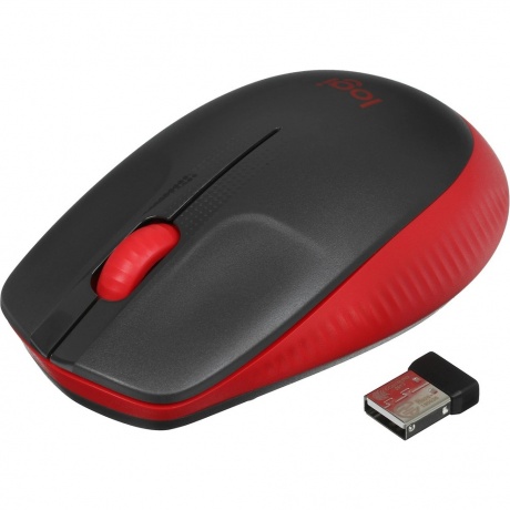 Мышь Logitech M190 красный/черный - фото 4
