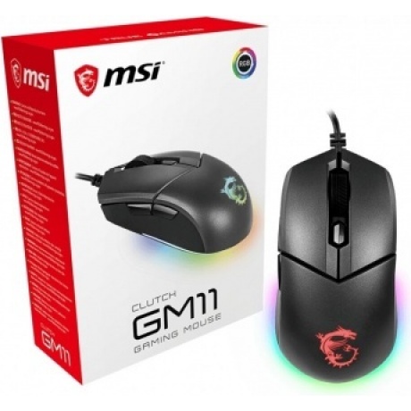 Мышь MSI Clutch GM11 черный - фото 5