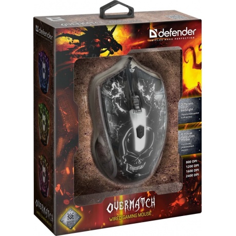 Мышь Defender Overmatch GM-069 (52069) - фото 4