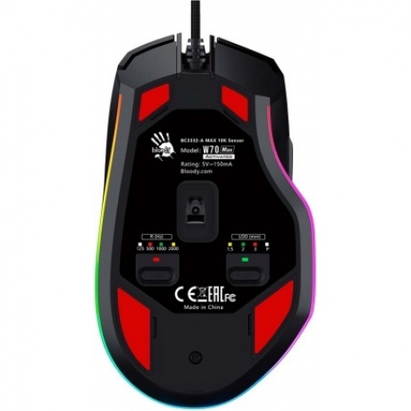Мышь A4Tech Bloody W70 Max Stone Black - фото 3