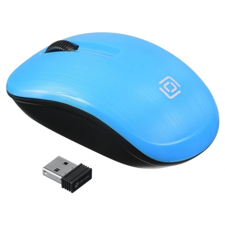 Мышь Oklick 525MW Light Blue 1090724 - фото 1