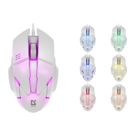 Мышь Defender USB MB-982 WHITE - фото 2