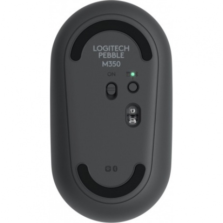 Мышь беспроводная Logitech M350 Pebble Mouse, black (910-005718) - фото 2