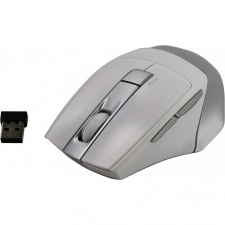 Мышь A4Tech Fstyler FG35 серебристый/белый - фото 5