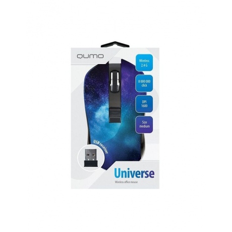 Мышь Qumo Office M27 Universe - фото 3