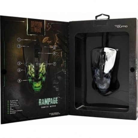 Мышь Qumo Rampage M49 (ZY-M124) - фото 6