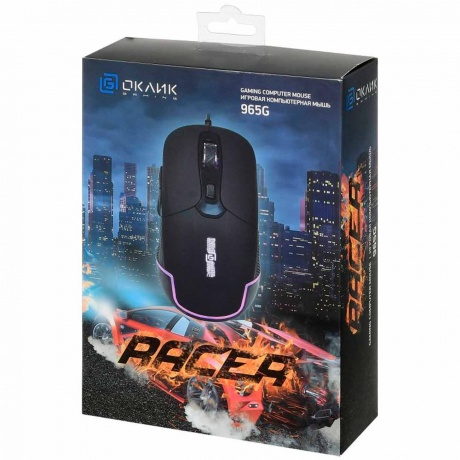 Мышь Oklick 965G RACER черный - фото 5