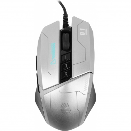 Мышь A4Tech Bloody W60 Max Gun серый/черный - фото 9