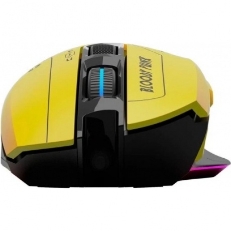 Мышь A4Tech Bloody W70 Max Punk желтый/черный - фото 5