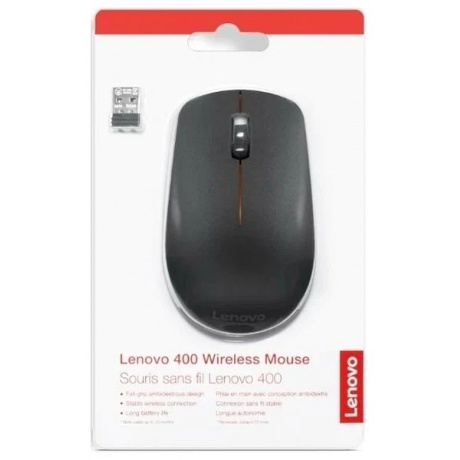 Мышь Lenovo 400 черный (GY50R91293) - фото 6