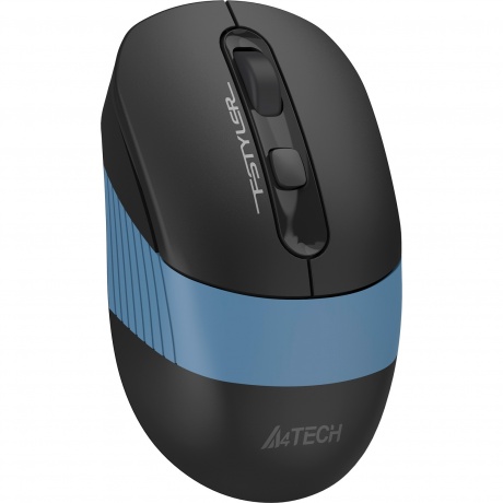 Мышь A4Tech Fstyler FB10C черный/синий - фото 3