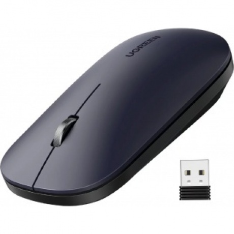Мышь UGREEN Wireless MU001 (Gray Black) 90372 - фото 1