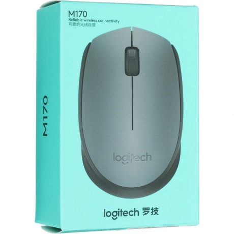 Мышь беспроводная Logitech M170 Gray (910-004646) - фото 2