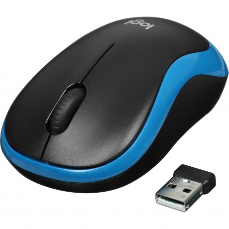 Мышь беспроводная Logitech M185 Blue (910-002632) - фото 5