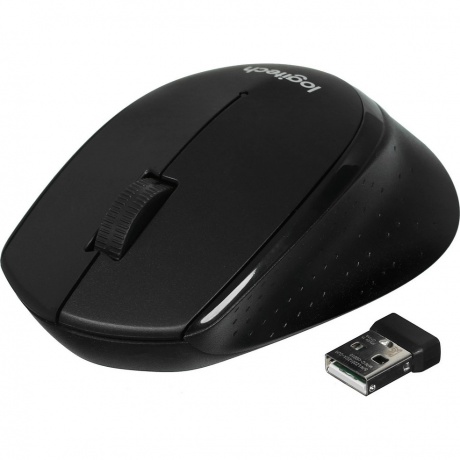 Мышь беспроводная Logitech M330 Silent Plus Black (910-004924) - фото 2