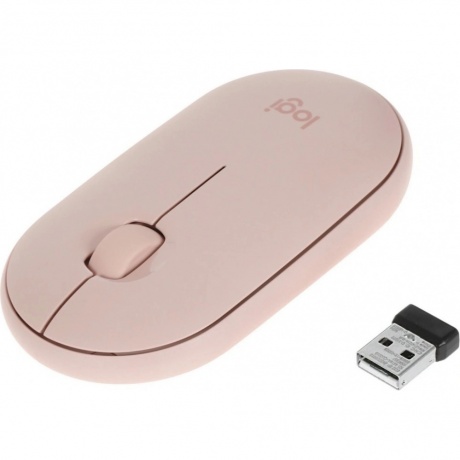 Мышь беспроводная Logitech Pebble M350 Pink (910-005575) - фото 8