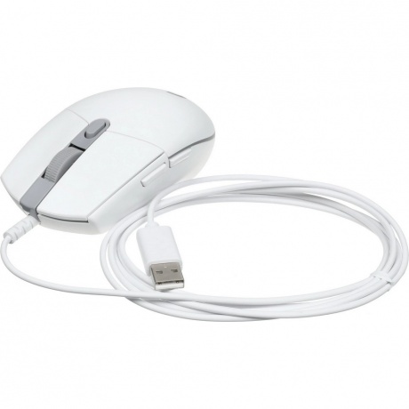 Мышь Logitech G102 LIGHTSYNC White белая (910-005809) - фото 3