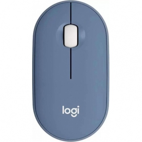 Мышь Logitech PEBBLE M350 BLUE (910-006655) - фото 1
