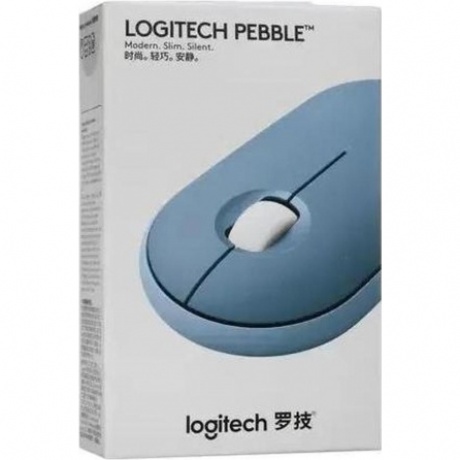 Мышь Logitech PEBBLE M350 BLUE (910-006655) - фото 6