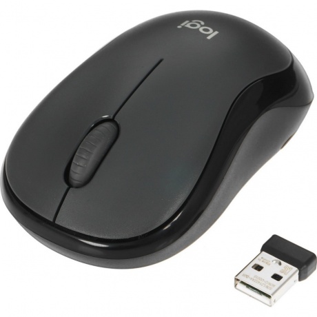 Мышь LOGITECH M220 Silent тёмно-серая (910-004895) - фото 4